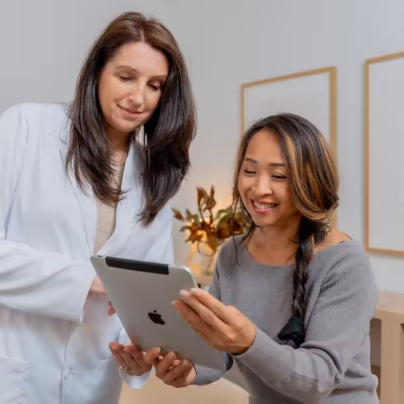 Doctor speaking to a patient