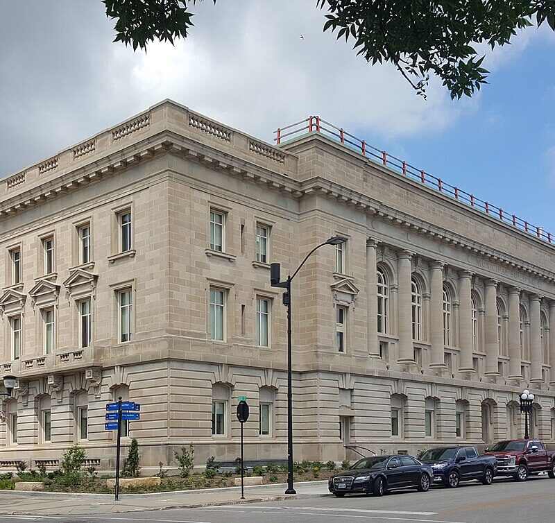 Des Moines Municipal Building in Des Moines, Iowa.