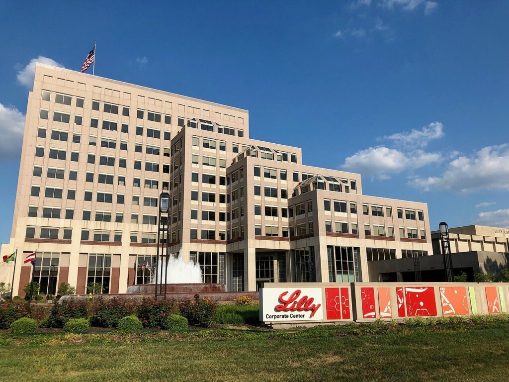 Eli Lilly Corporate Center in Indianapolis, Indiana.