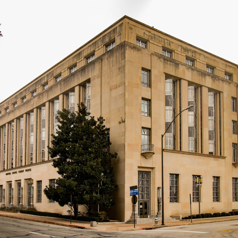 Eldon B. Mahon United States Courthouse in Fort Worth, Texas.